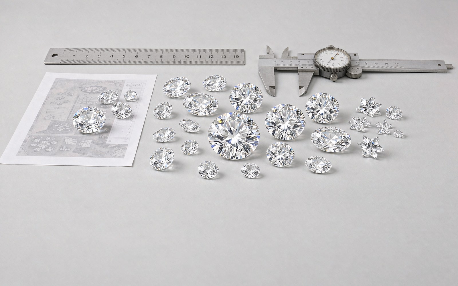 Moissanite jewelry guide cover