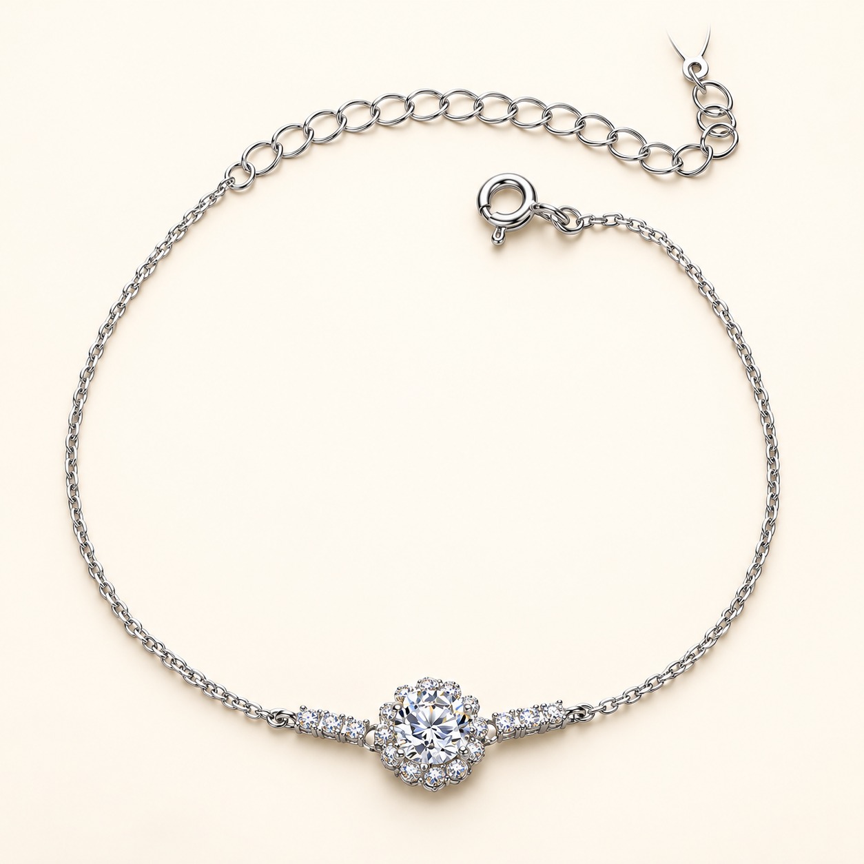 Moissanite bracelet XZTC-S07