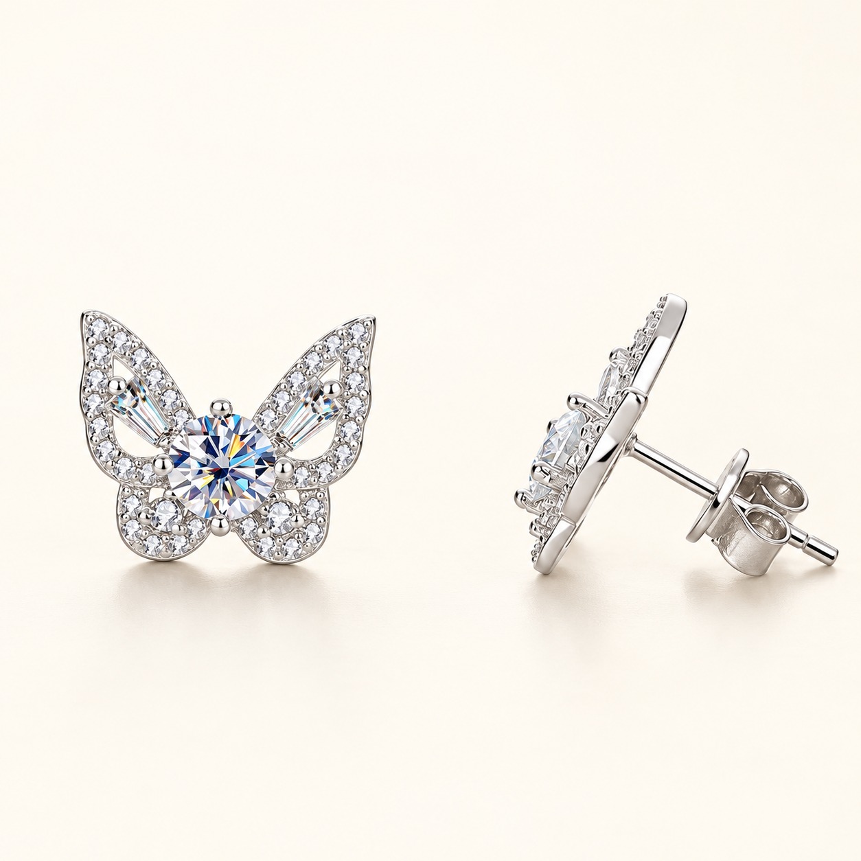 Moissanite earrings XZTC-E13