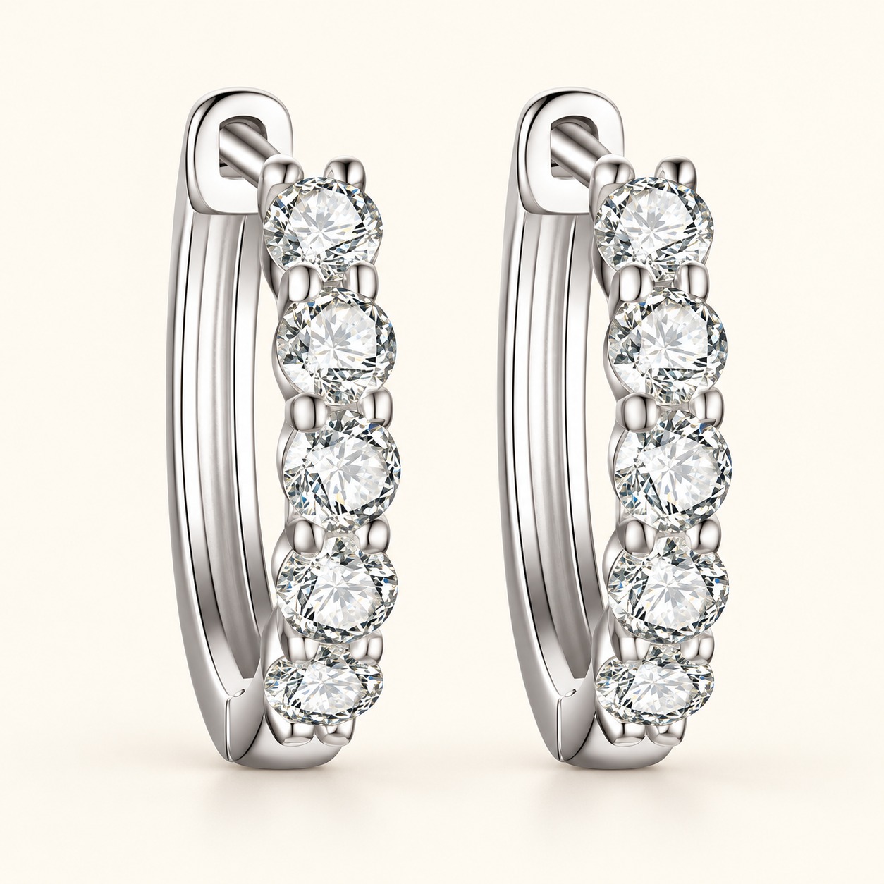 Moissanite earrings XZTC-E17