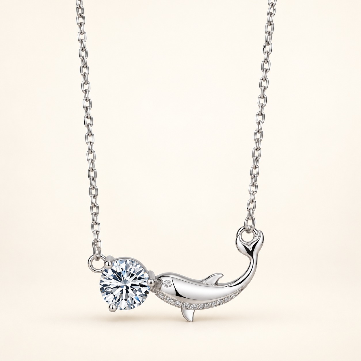 Moissanite necklace XZTC-X06