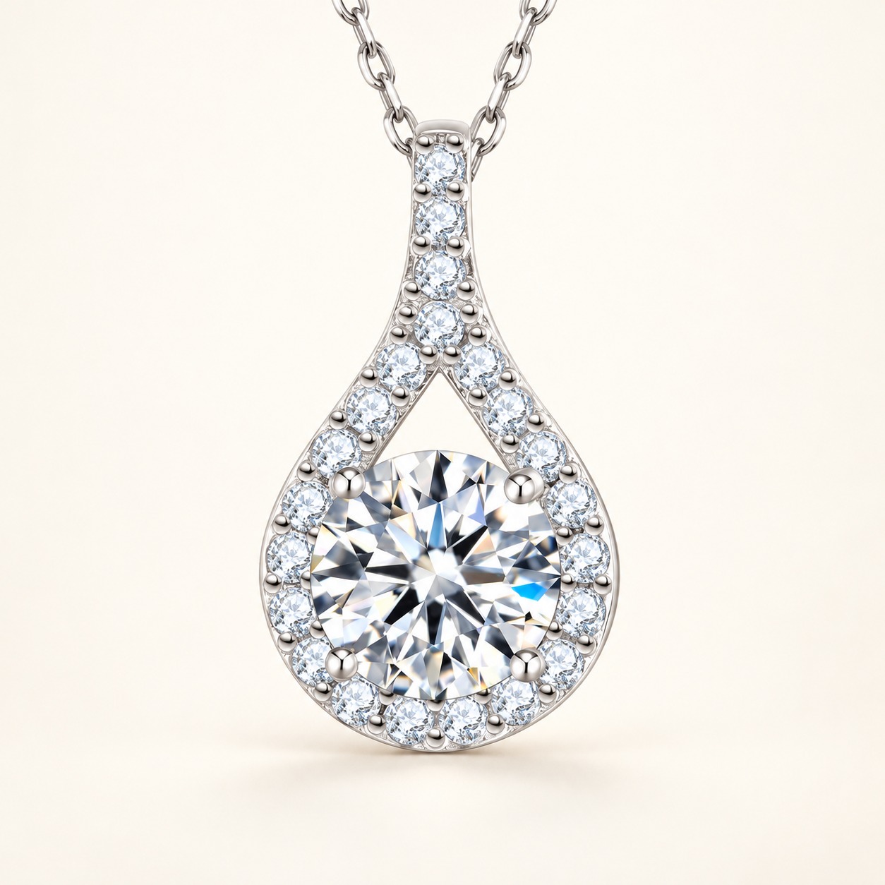 Moissanite necklace XZTC-X09