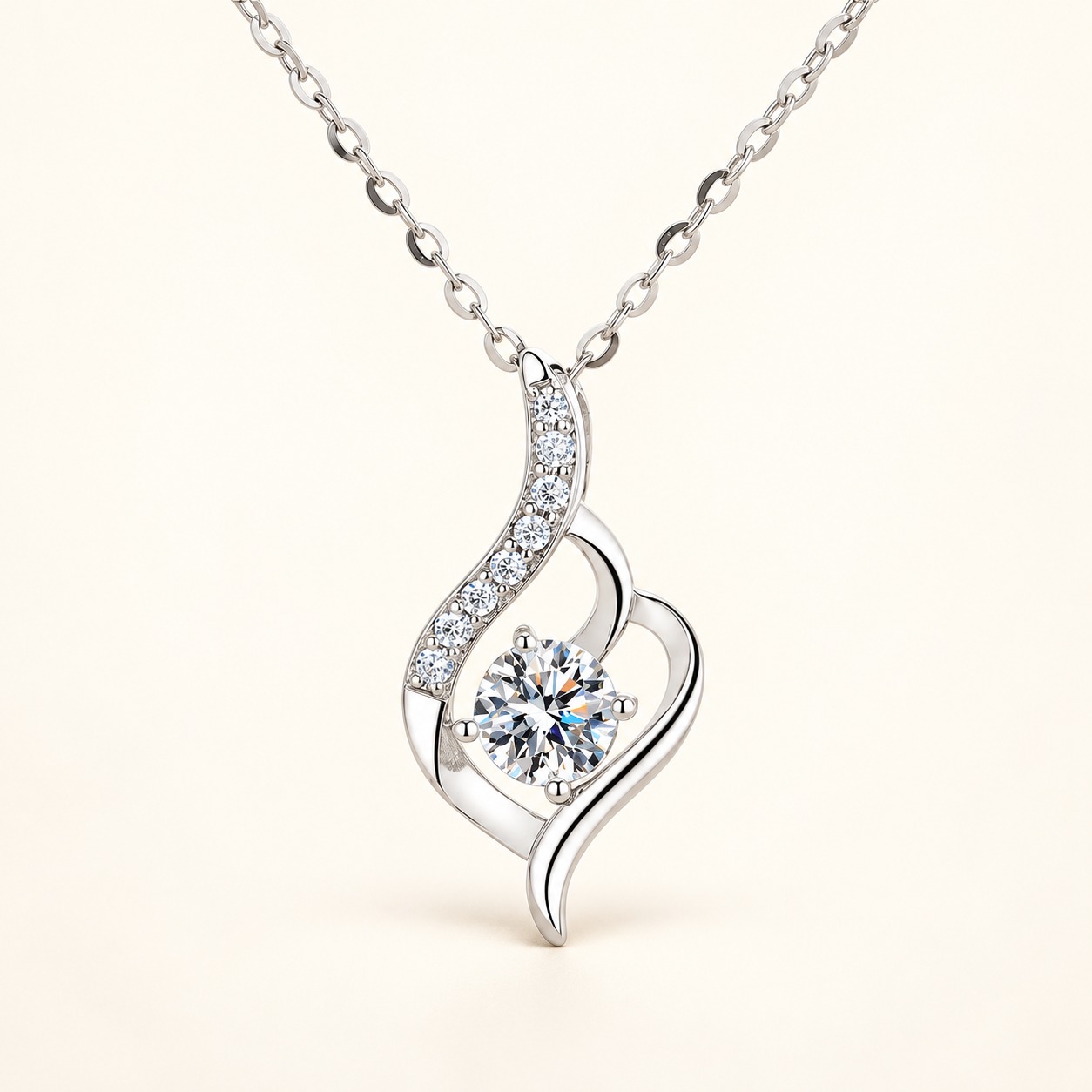 Moissanite necklace XZTC-X14