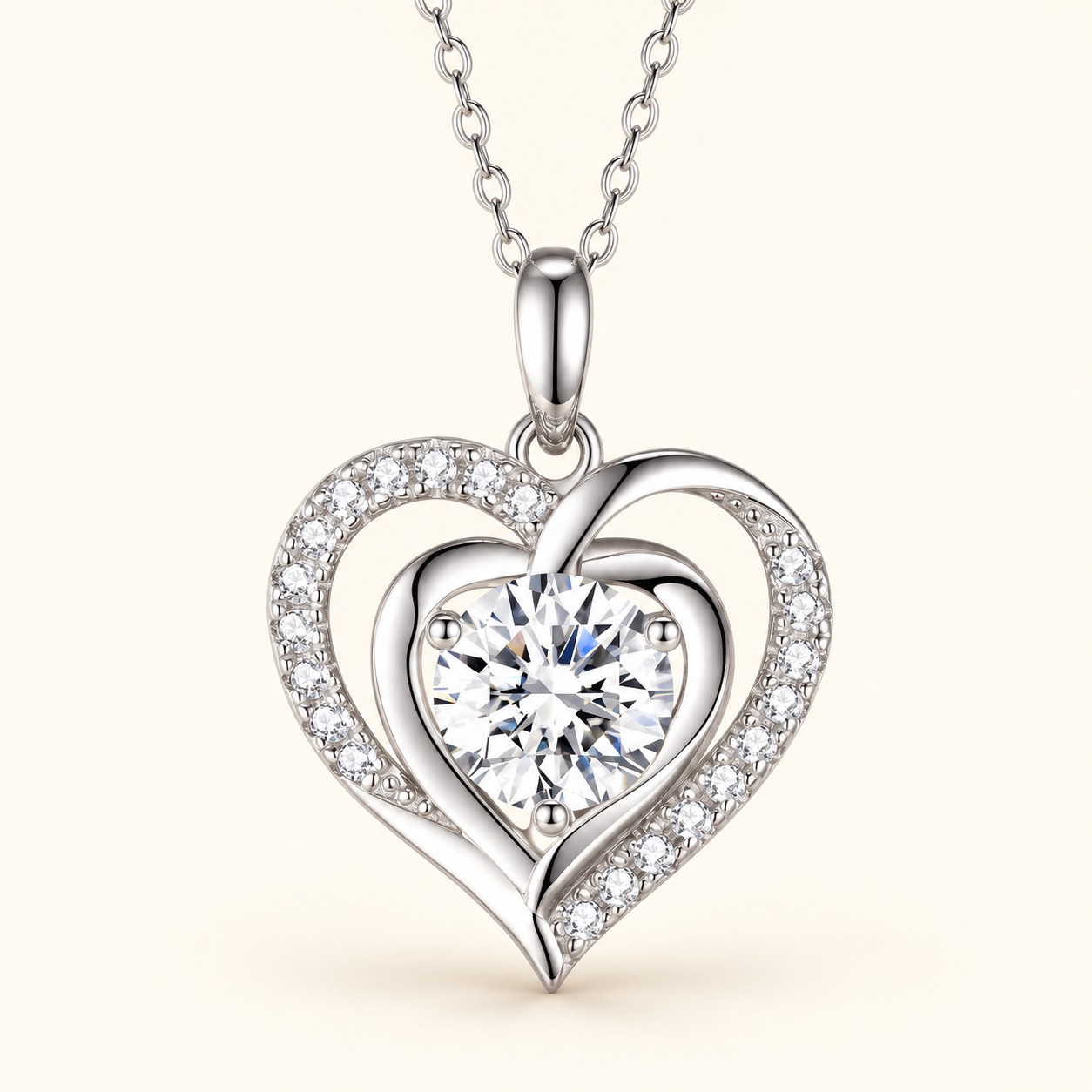 Moissanite necklace XZTC-X17