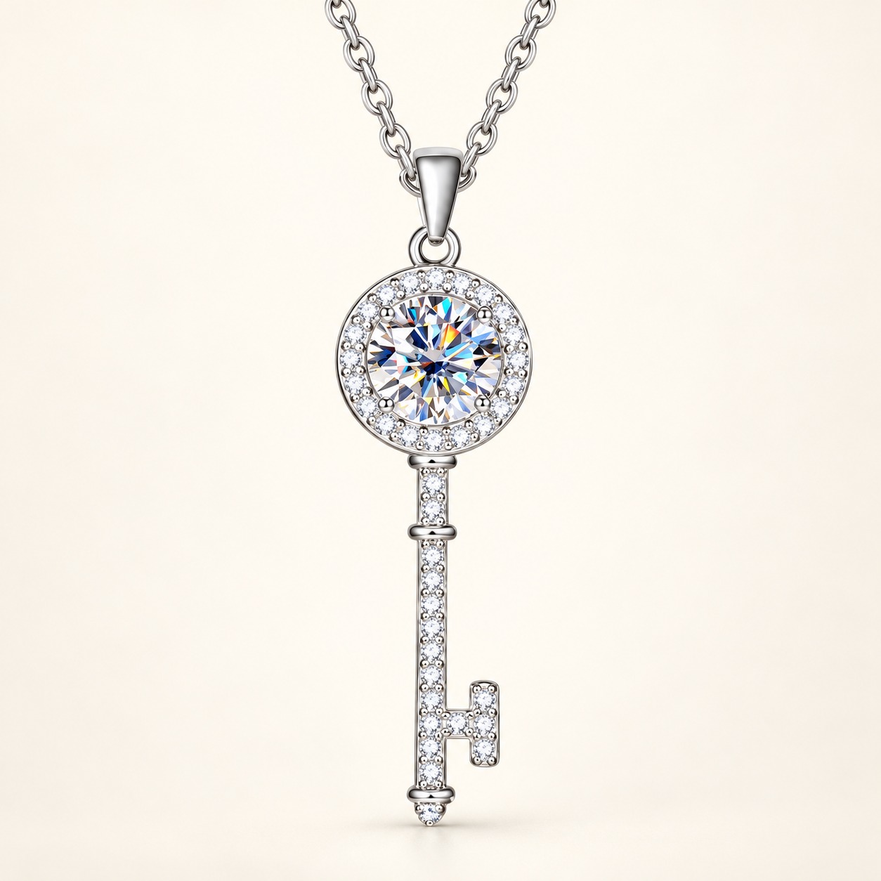 Moissanite necklace XZTC-X18