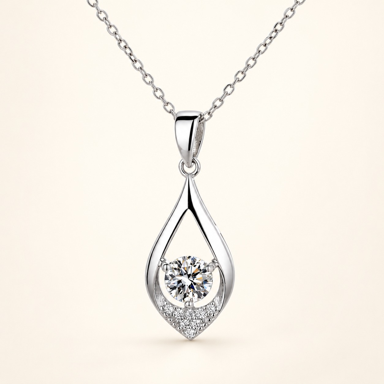 Moissanite necklace XZTC-X24