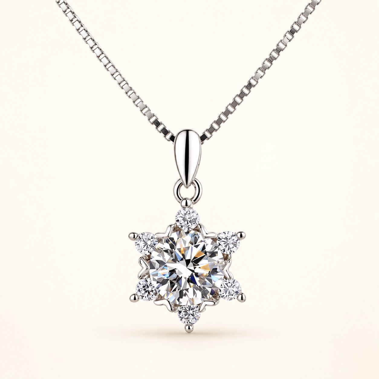 Moissanite necklace XZTC-X25
