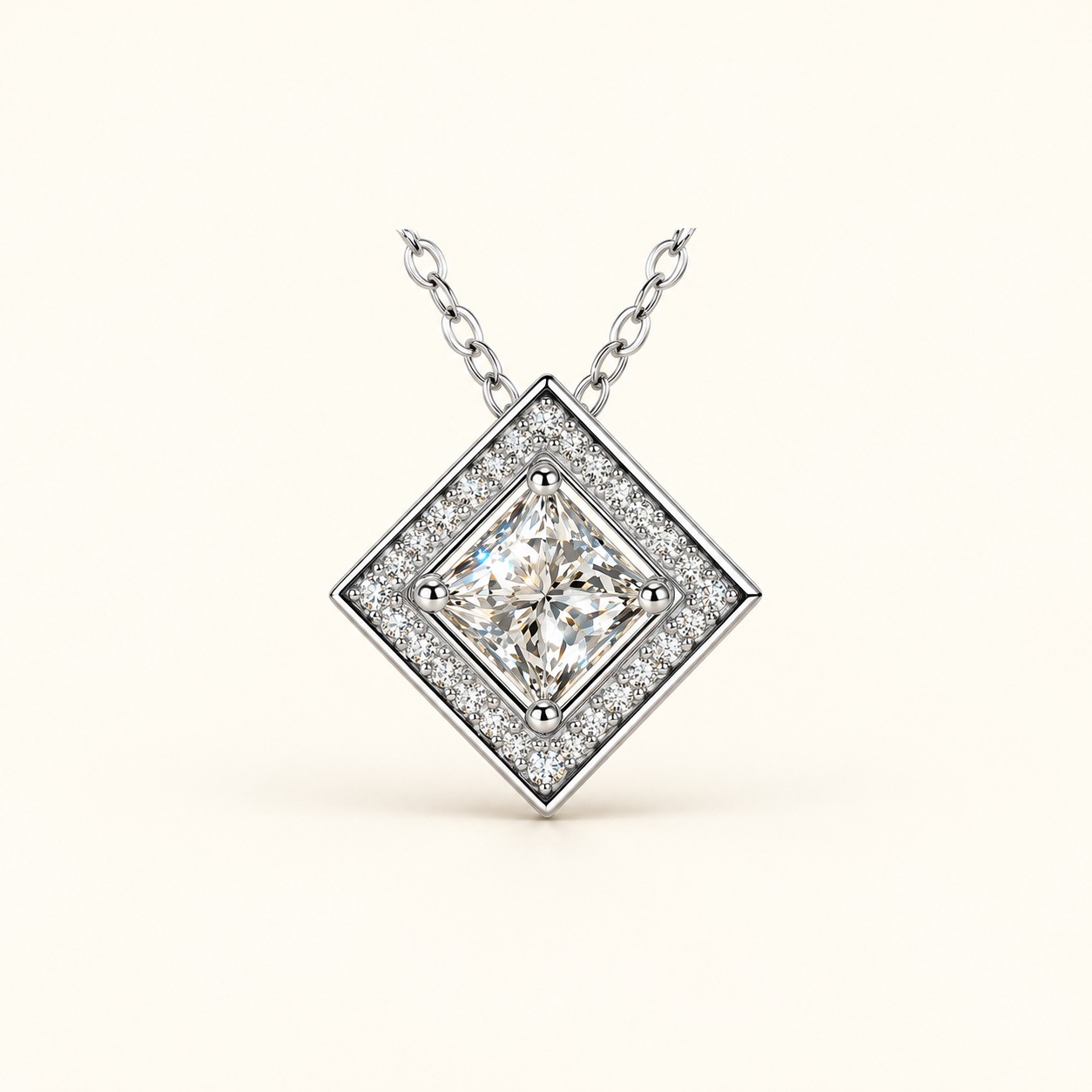 Moissanite necklace XZTC-X30