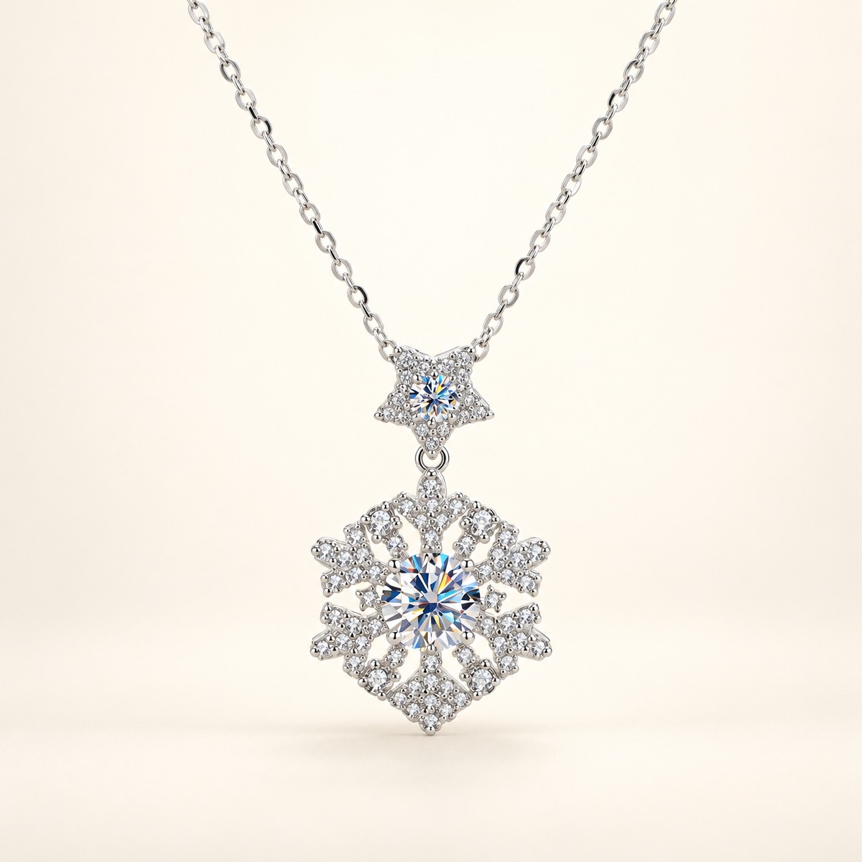 Moissanite necklace XZTC-X35