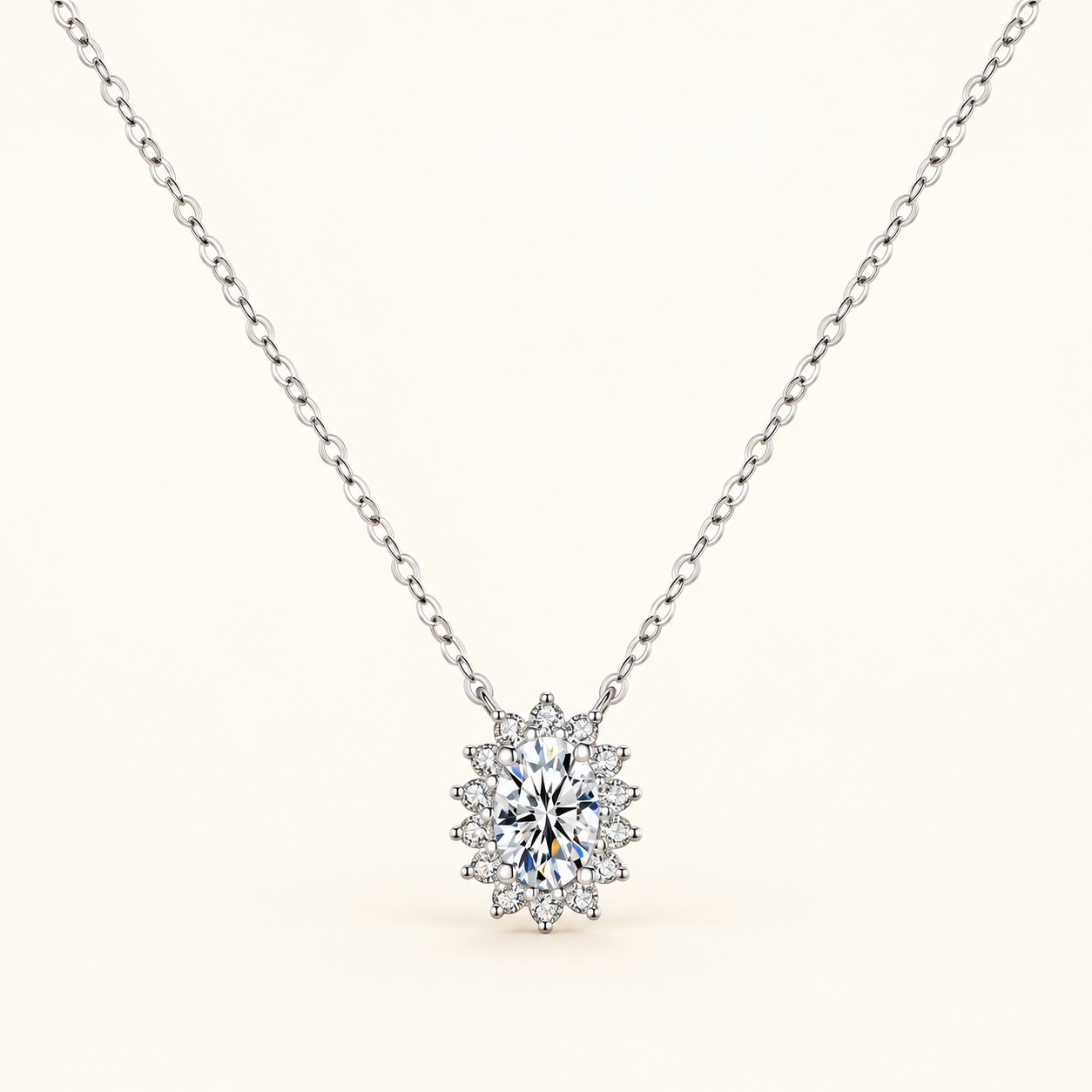 Moissanite necklace XZTC-X36