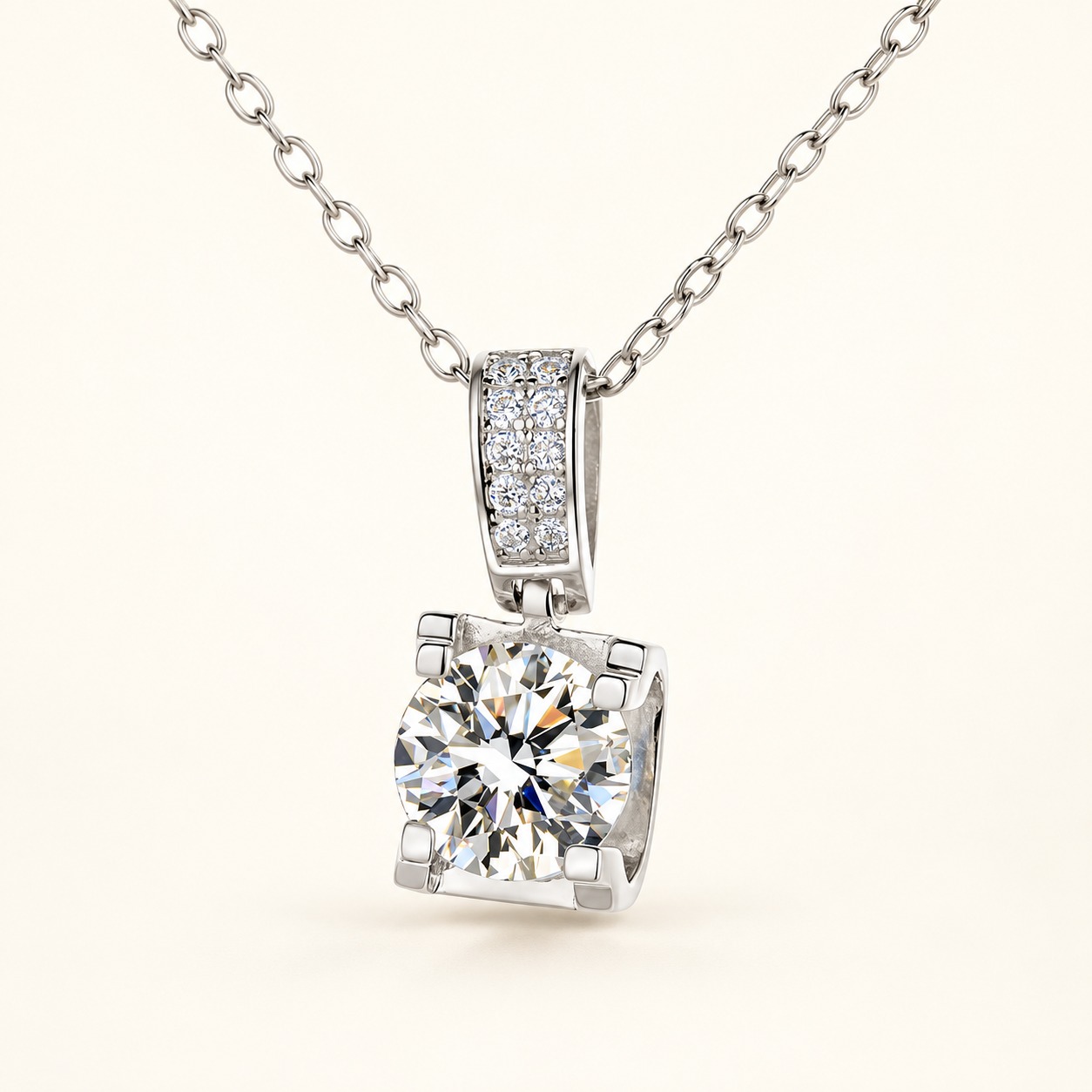 Moissanite necklace XZTC-X40