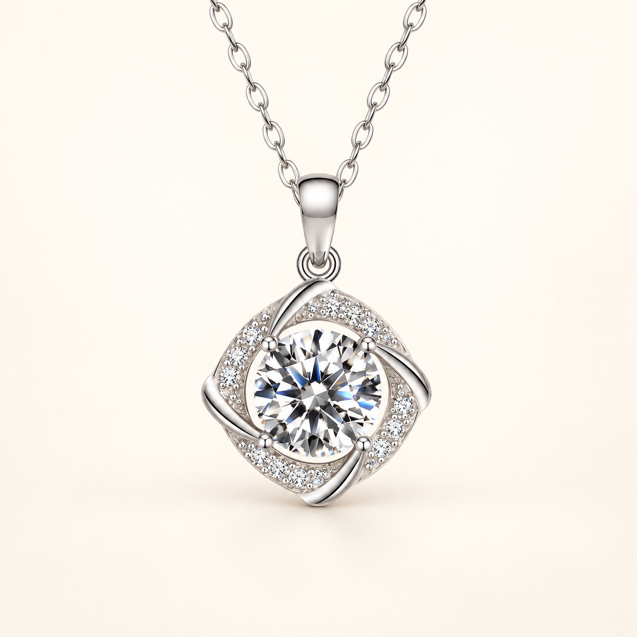 Moissanite necklace XZTC-X44