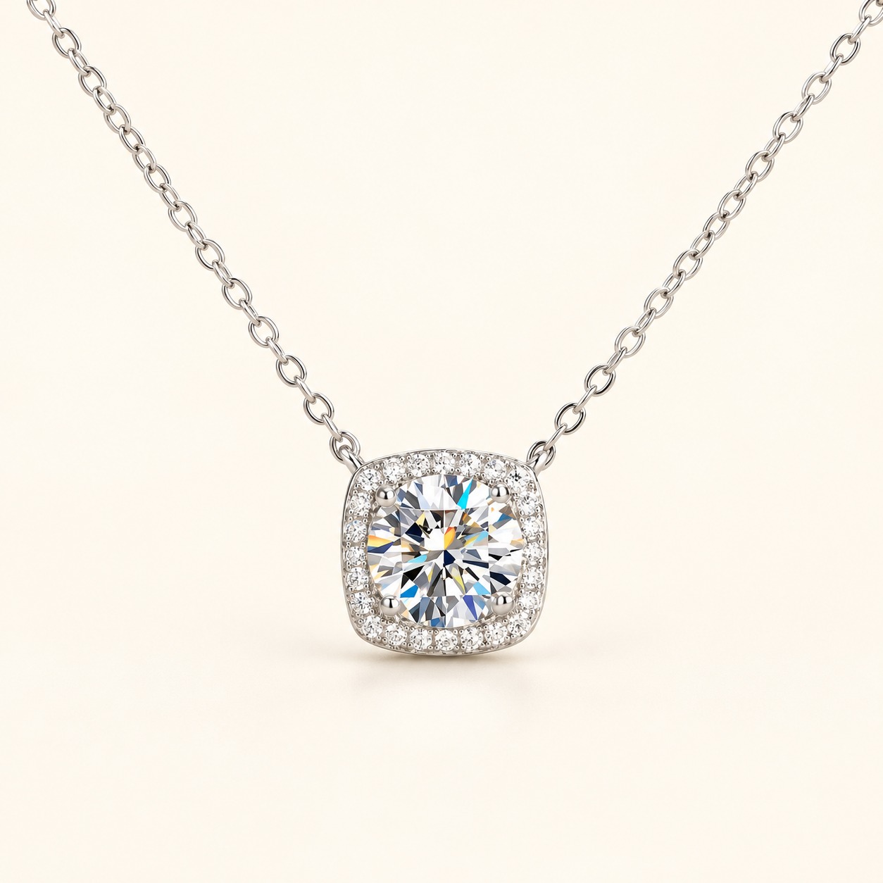 Moissanite necklace XZTC-X47