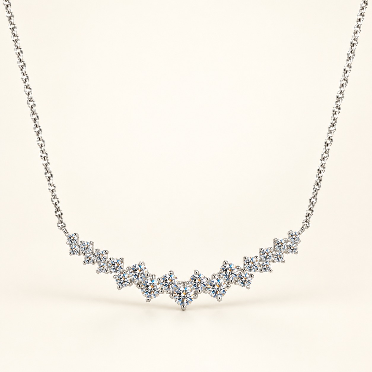 Moissanite necklace XZTC-X59