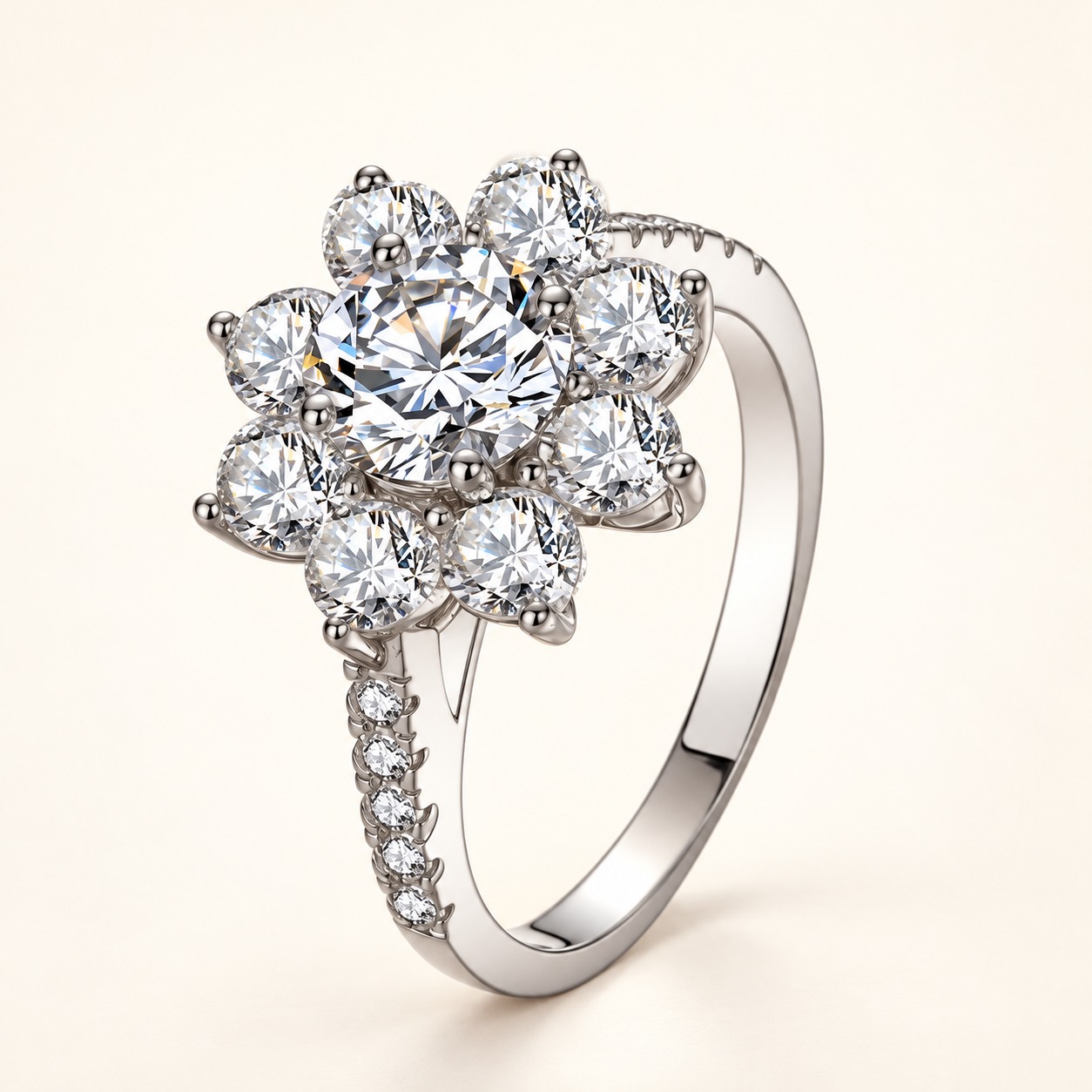 Moissanite ring XZTC-J20