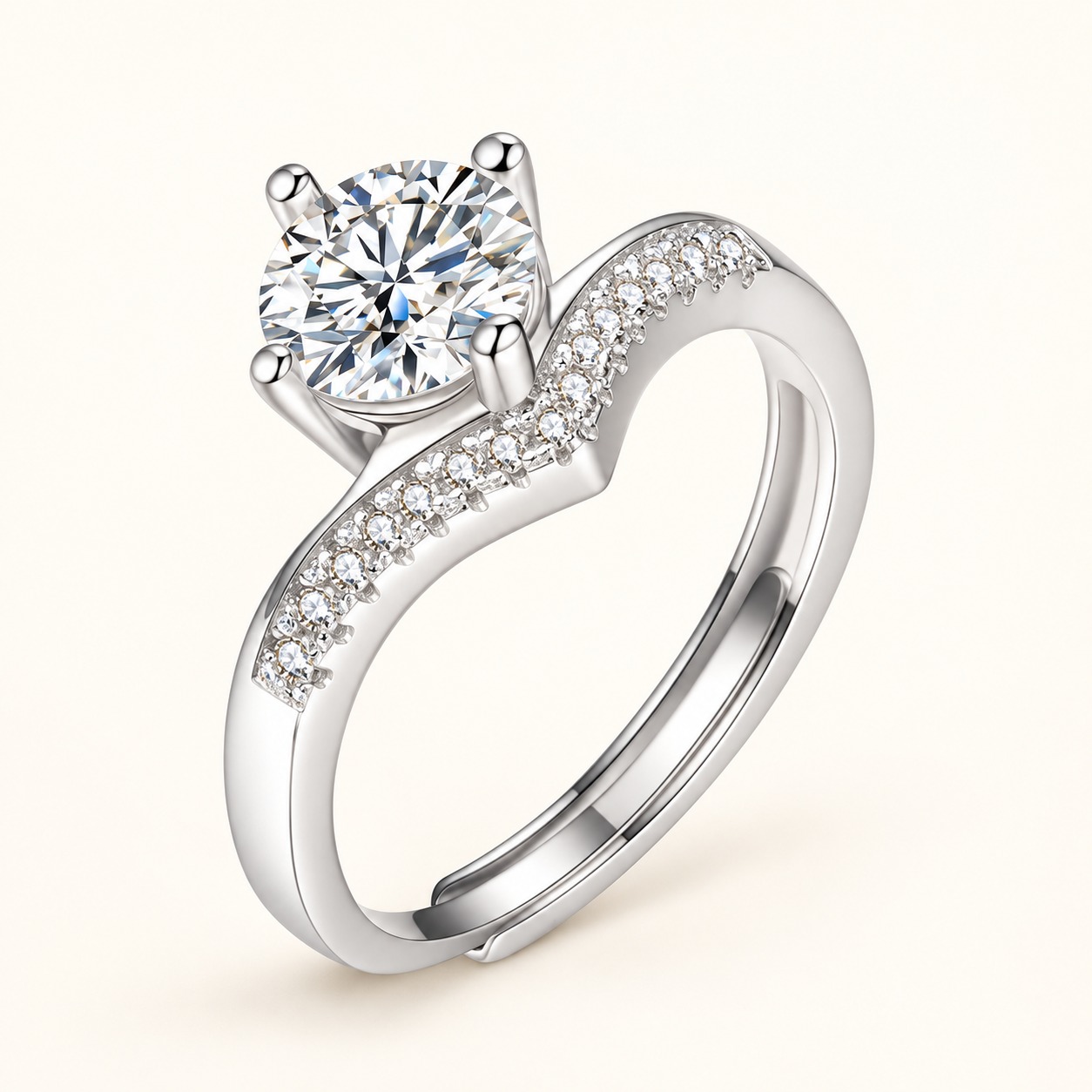 Moissanite ring XZTC-J31