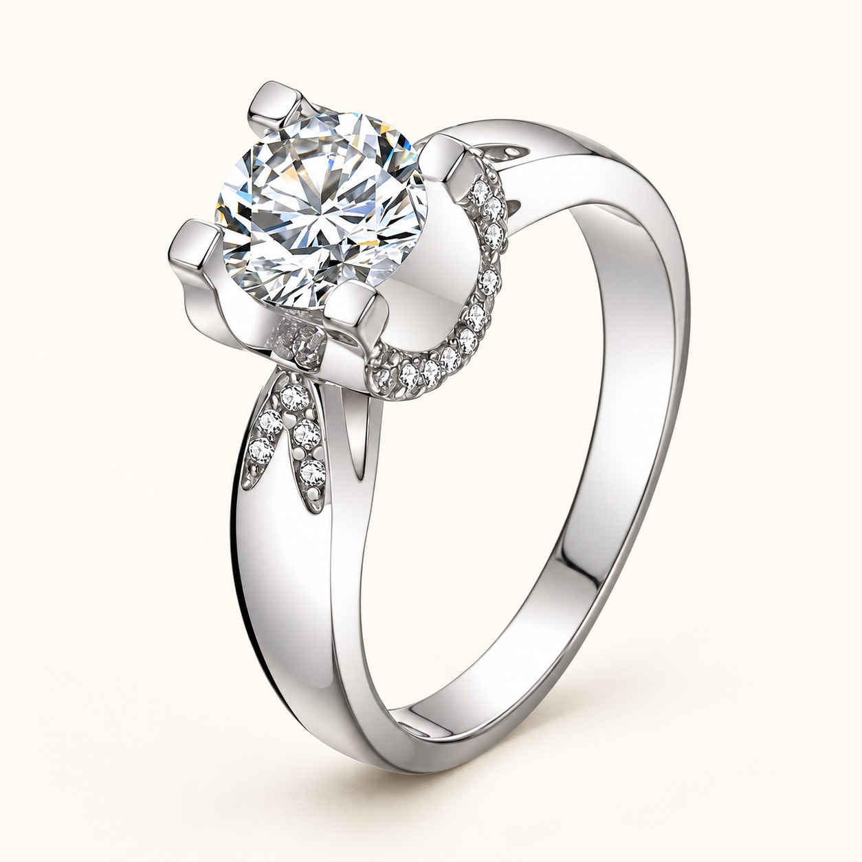 Moissanite ring XZTC-J32