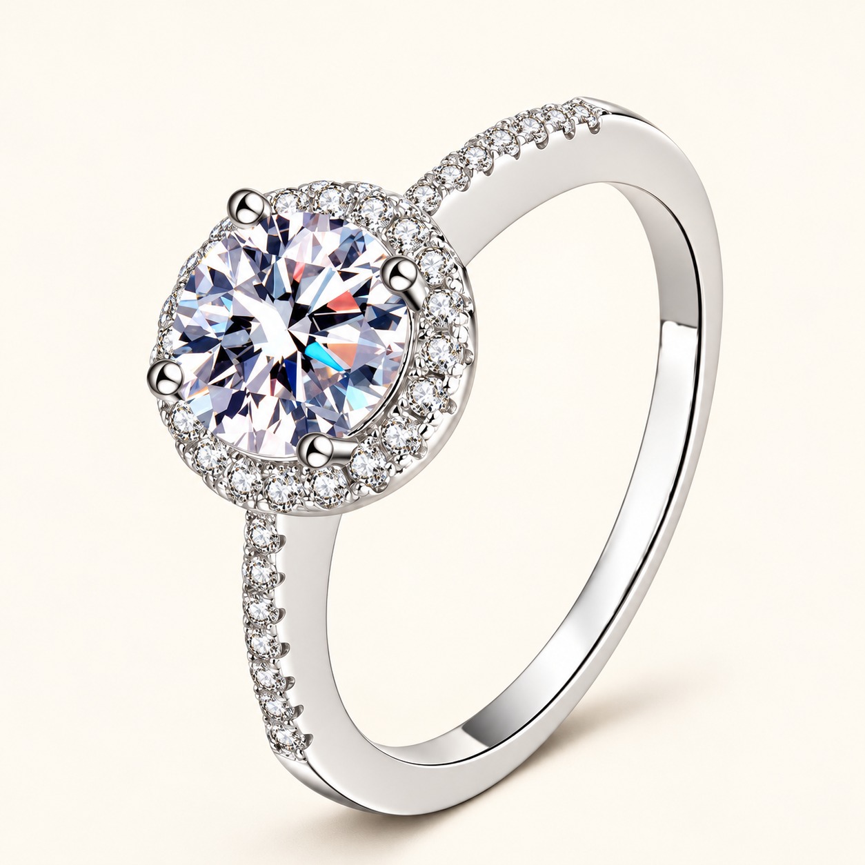 Moissanite ring XZTC-J34