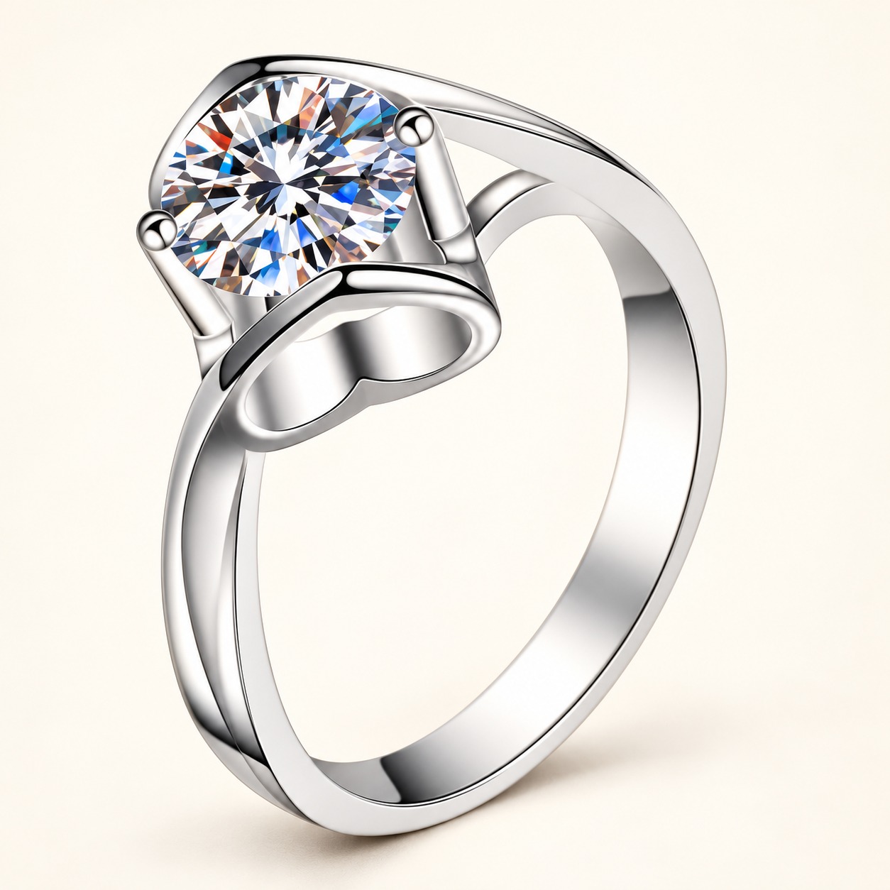 Moissanite ring XZTC-J36