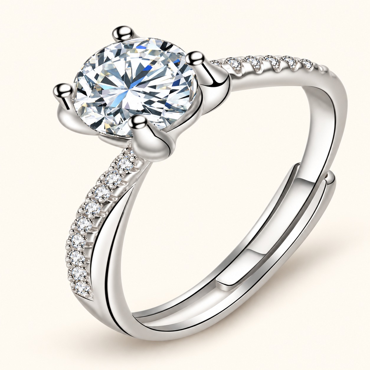 Moissanite ring XZTC-J41
