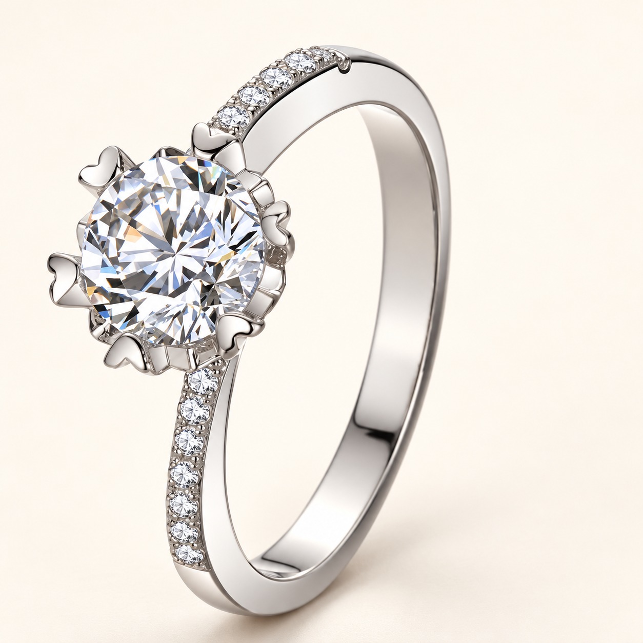 Moissanite ring XZTC-J49