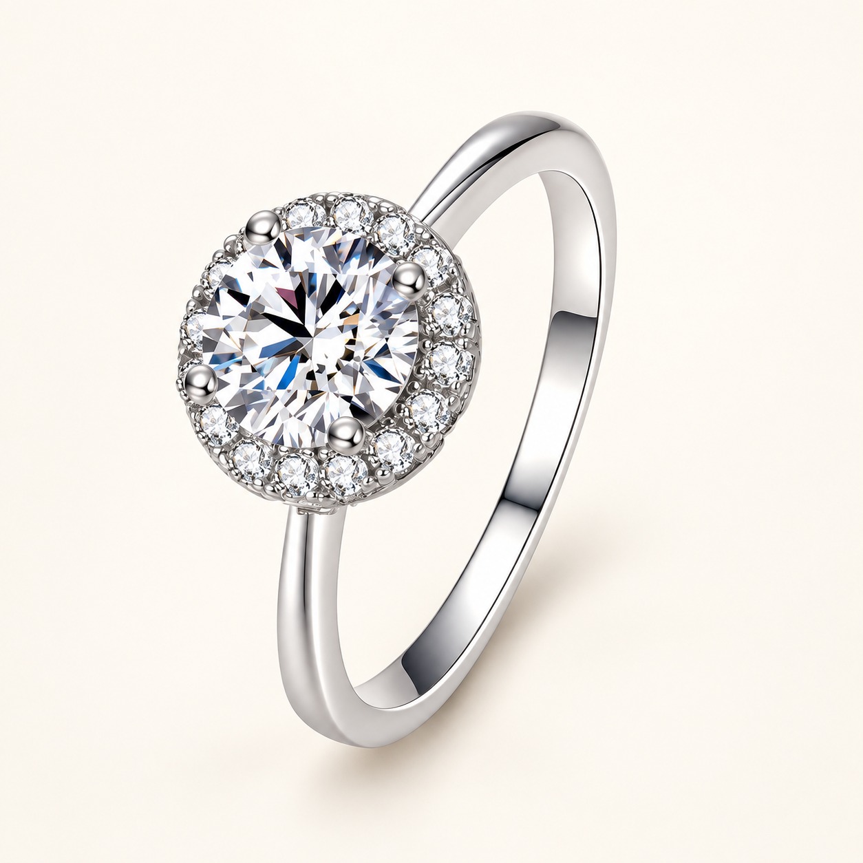 Moissanite ring XZTC-J50